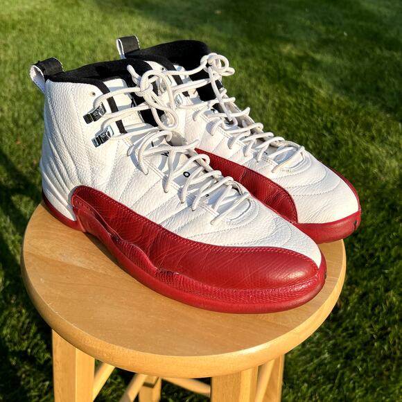 Nike Air Jordan 12 Retro Cherry 2009 Men's Shoes - Size 10.5 - Ships Now